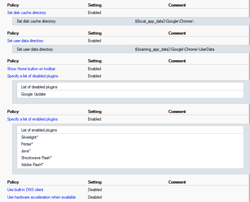 Google chrome citrix upm configuration with mirroring eucweb