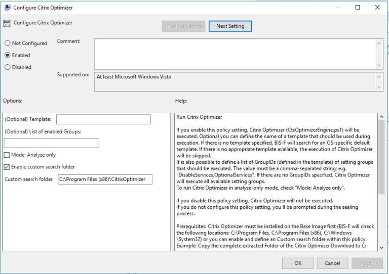  HOW TO Using Citrix Optimizer With Multiple Templates EUCweb 