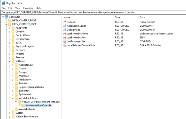 Citrix connection manager какой файл